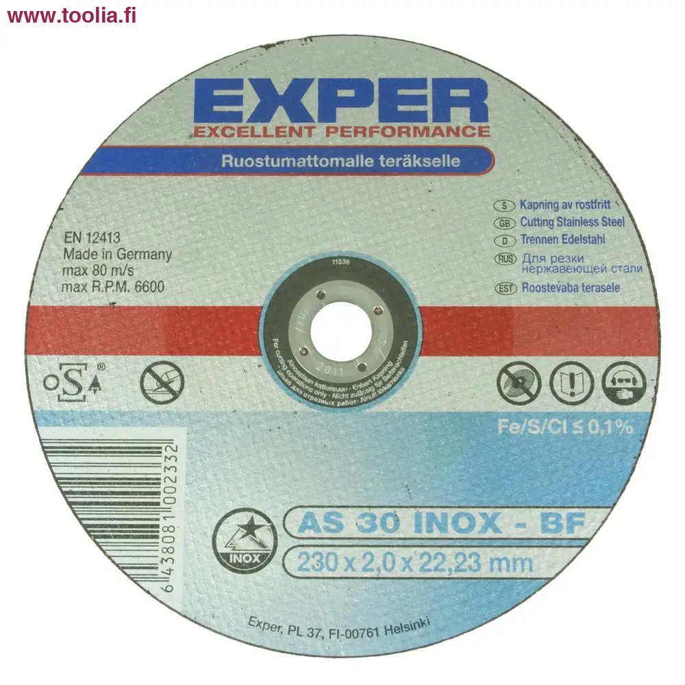 Katkaisulaikka Exper RST 230 x 1.0 mm