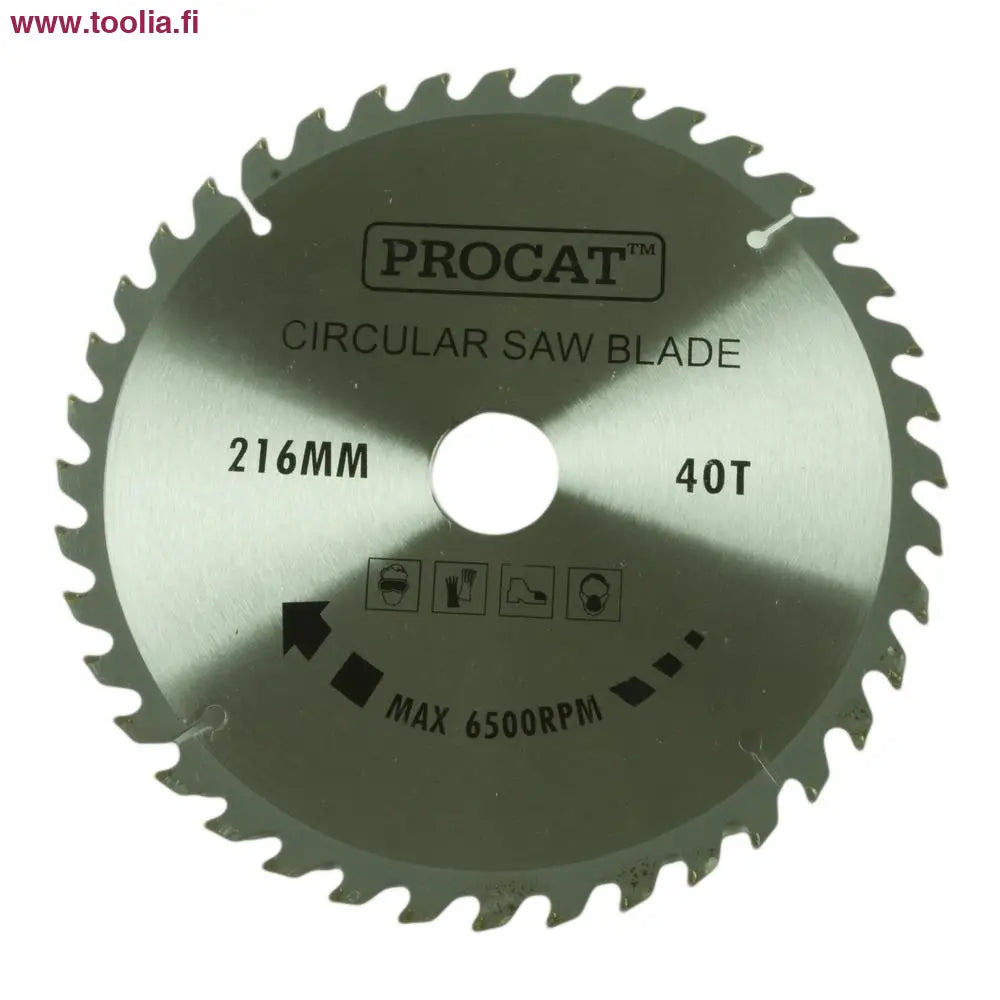 Pyörösahanterä Procat 216 x 40H