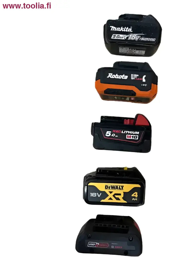 Makita 50V akku oranssissa LED-työvalossa, yhteensopiva useimpien