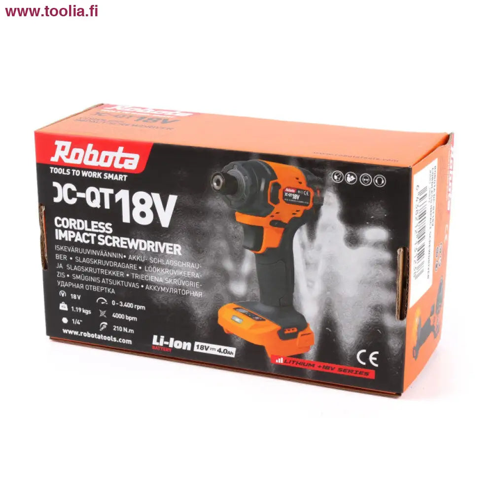 Robota DC-QT18V sladdlös slagskruvmejsel