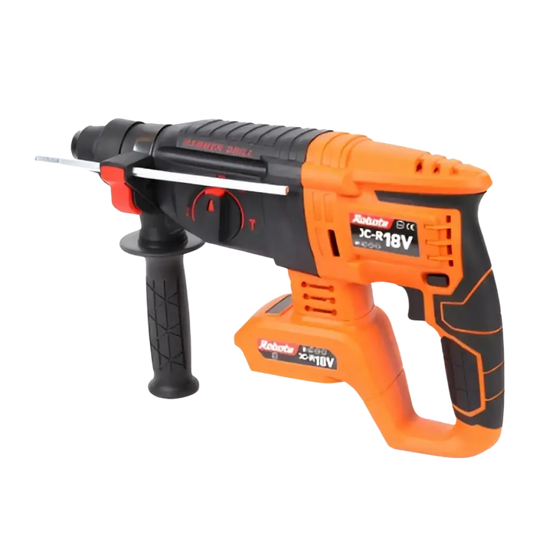 Robota DC-R 18V akkuporavasara SDS+ runko, oranssi-musta, teksturoitu ote