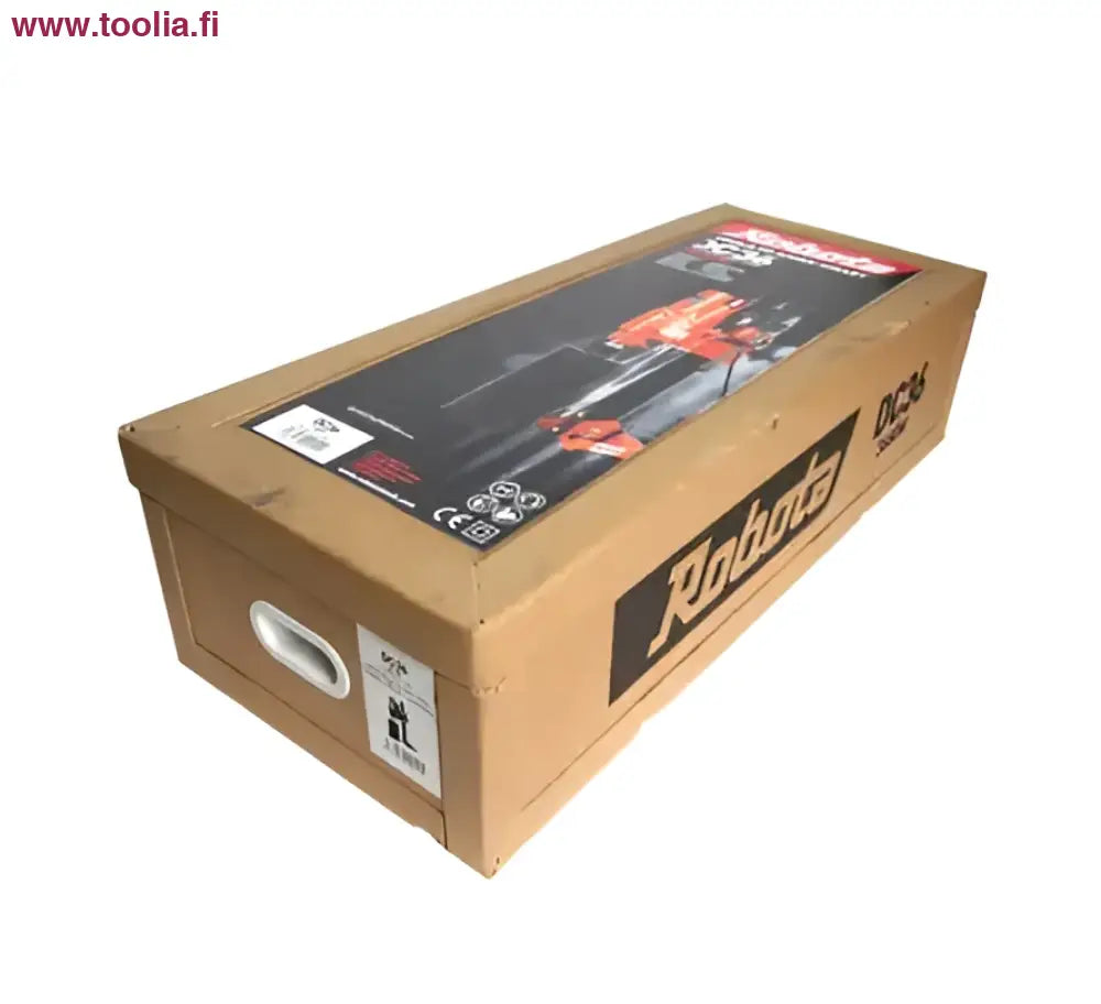 Ruskea pahvilaatikko Robusta-työkalun timanttiporakoneelle DC36 3650W