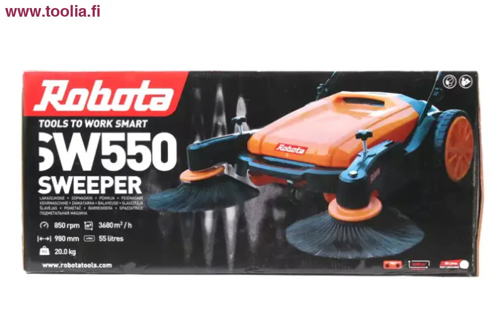 Robota työnnettävä lakaisukone SW550