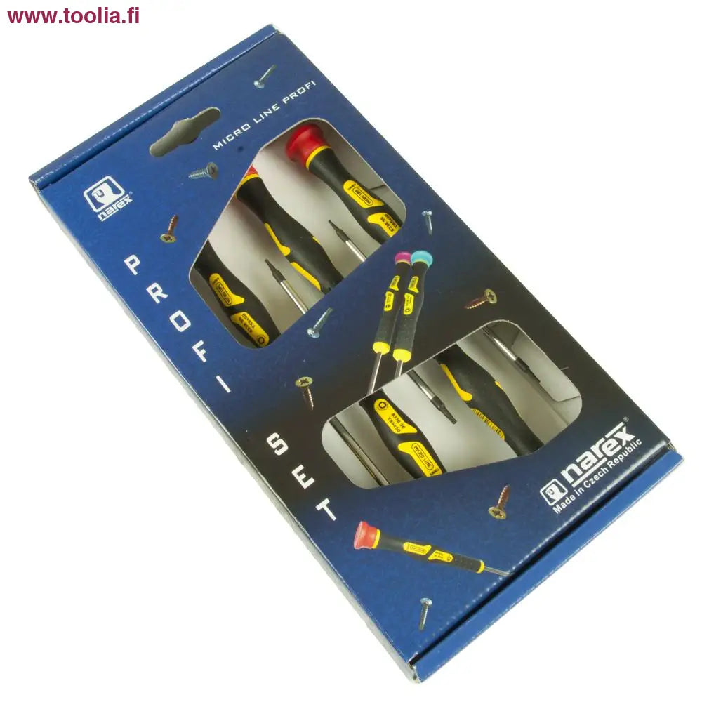 Ruuvimeisselisarja Narex Micro Line Profi|torx