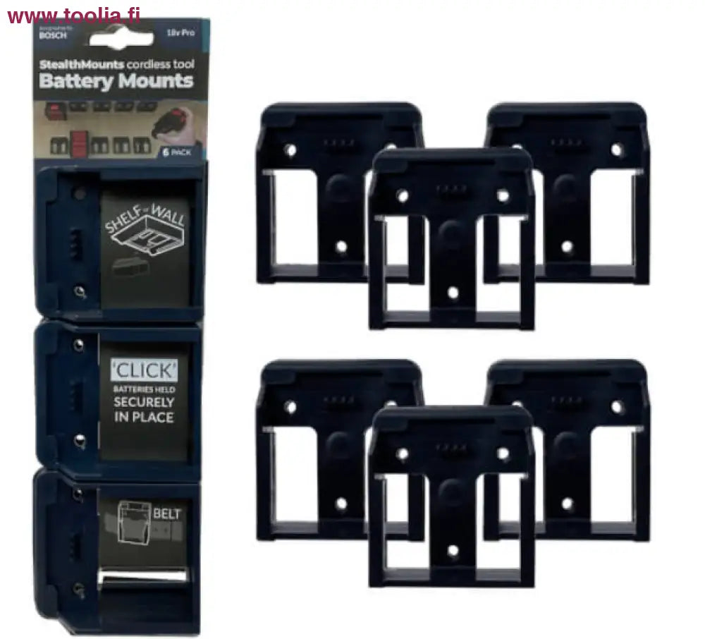 StealthMounts akunpidike Bosch 18v 6kpl