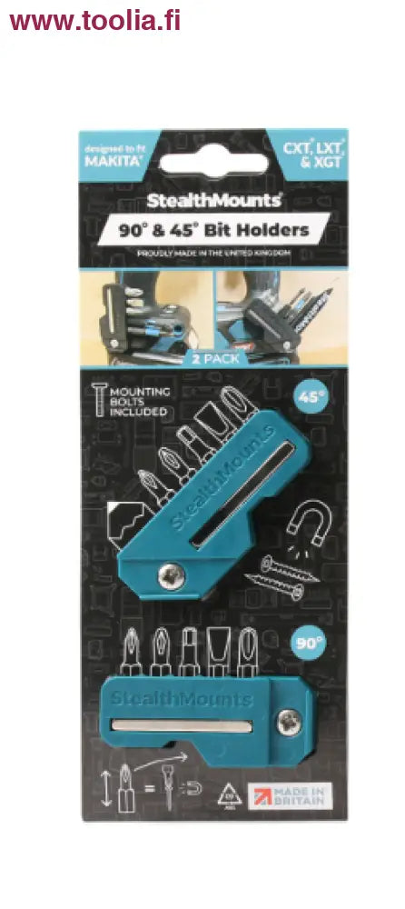 StealthMounts Blue 45 & 90 magneettipidike kärjille MAKITA 2kpl