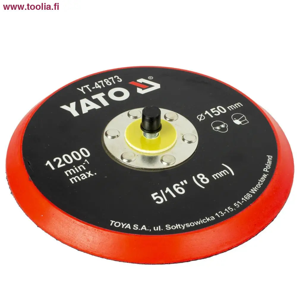 Yato Aluslaikka tarralla 150 mm M5/16 kannalla|||