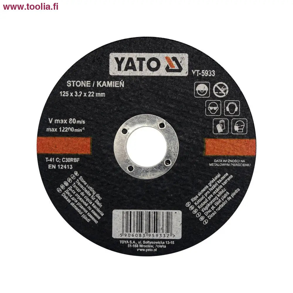 Yato Katkaisulaikka kivelle 125 x 3.2 mm 5 kpl / pkt