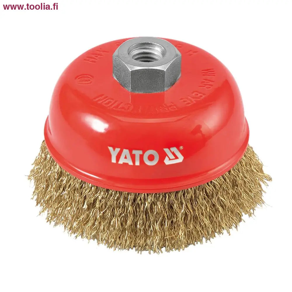 Yato Kuppiharja M14 100 mm messinki|Yato Kuppiharja M14 100 mm messinki|Yato Kuppiharja M14 100 mm messinki myyntipakkaus