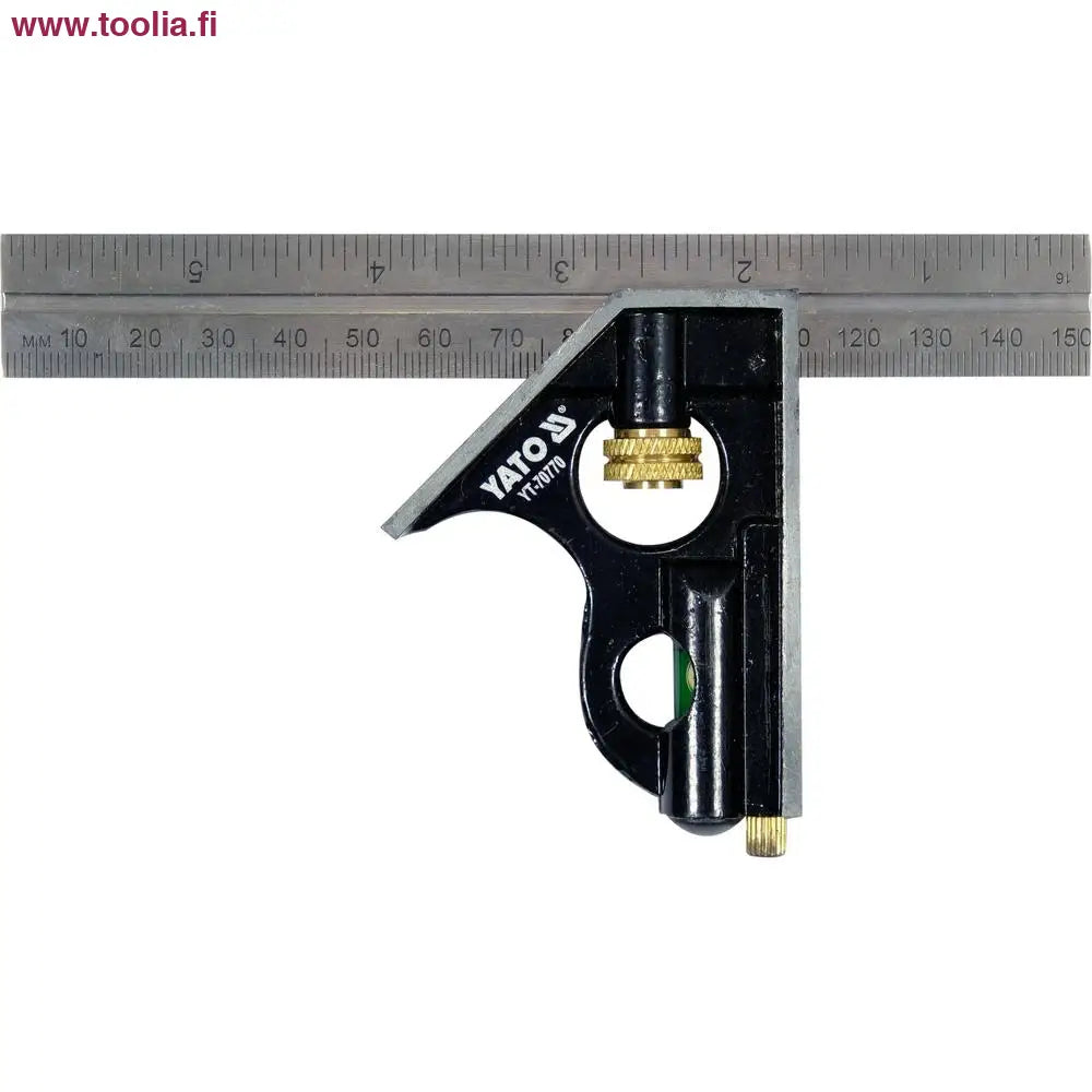 Yato Yhdistelmäsuorakulma 150 mm vesivaaka + ruuvilukko|Yato Yhdistelmäsuorakulma 150 mm vesivaaka + ruuvilukko