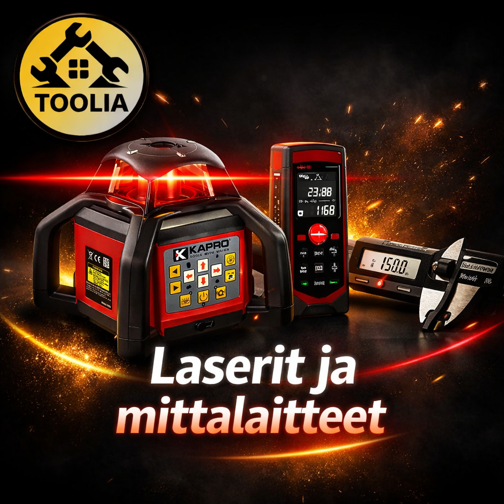 Ammattilaatuiset mittalaitteet ja laserit – tarkkuutta vaativaan työhön