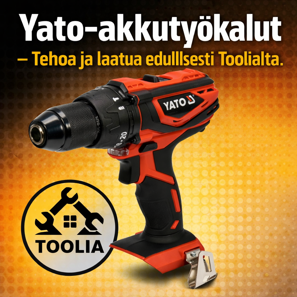 Yato-akkutyökalut – Tehoa ja laatua edullisesti Toolialta