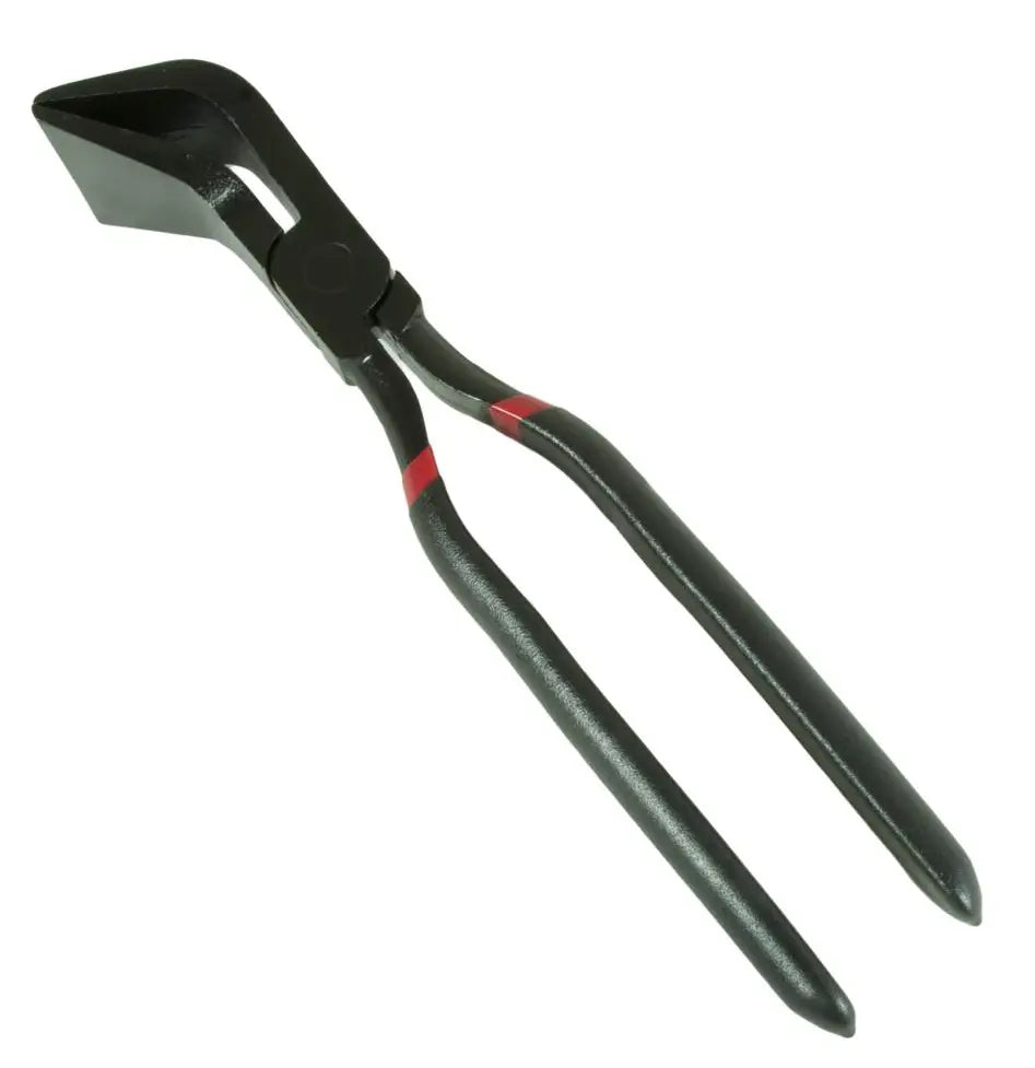 Musta kahvainen peltityökalujen putkileikkuri punaisilla korostuksilla.