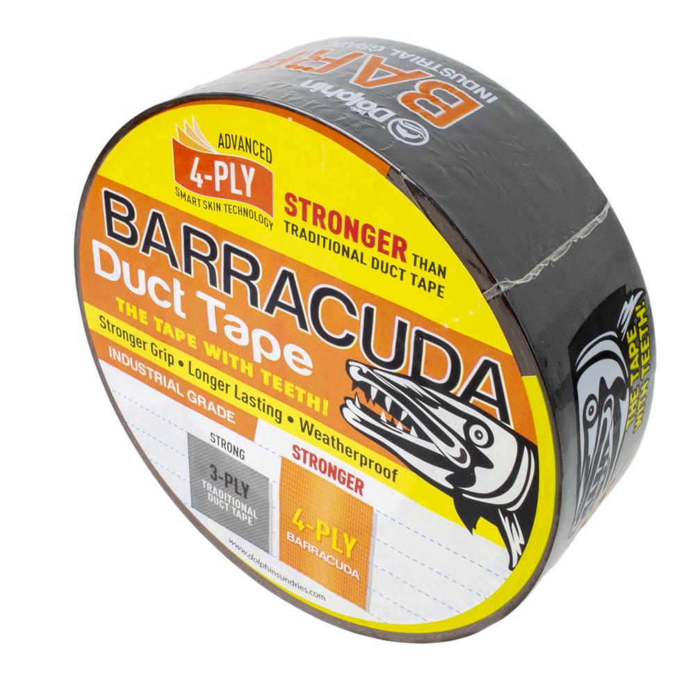 Barracuda Ilmastointiteippi musta 48 mm x 45|7 m|