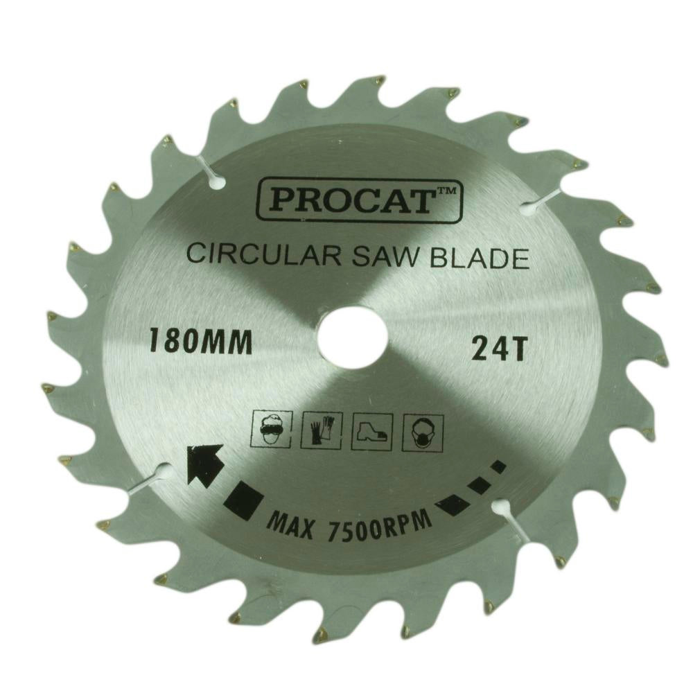 Pyörösahanterä Procat 180 x 24H  keskiö 20 prikka 16 mm