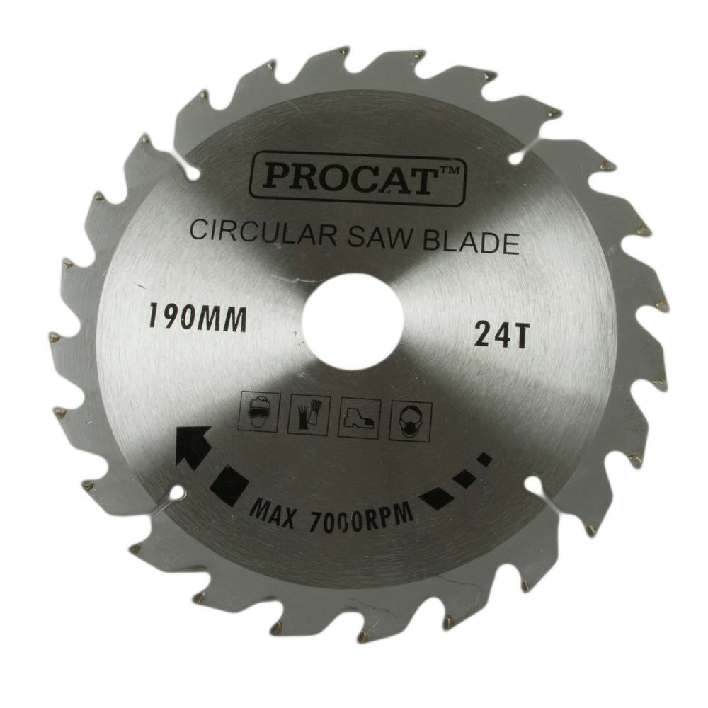 Pyörösahanterä Procat 190 x 24H  keskiö 30 prikka 16 mm