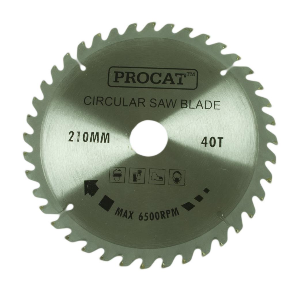 Pyörösahanterä Procat 210 x 40H  keskiö 30 prikka 16 mm