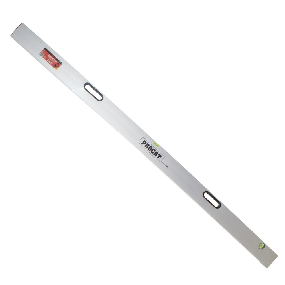 Procat Alumiinilinjari 200 cm    kahvat + 2 vesivaakaa|Procat Alumiinilinjari + vesivaaka livelli 2|Procat Alumiinilinjari + vesivaaka libelli|Procat Alumiinilinjari + vesivaaka kahva