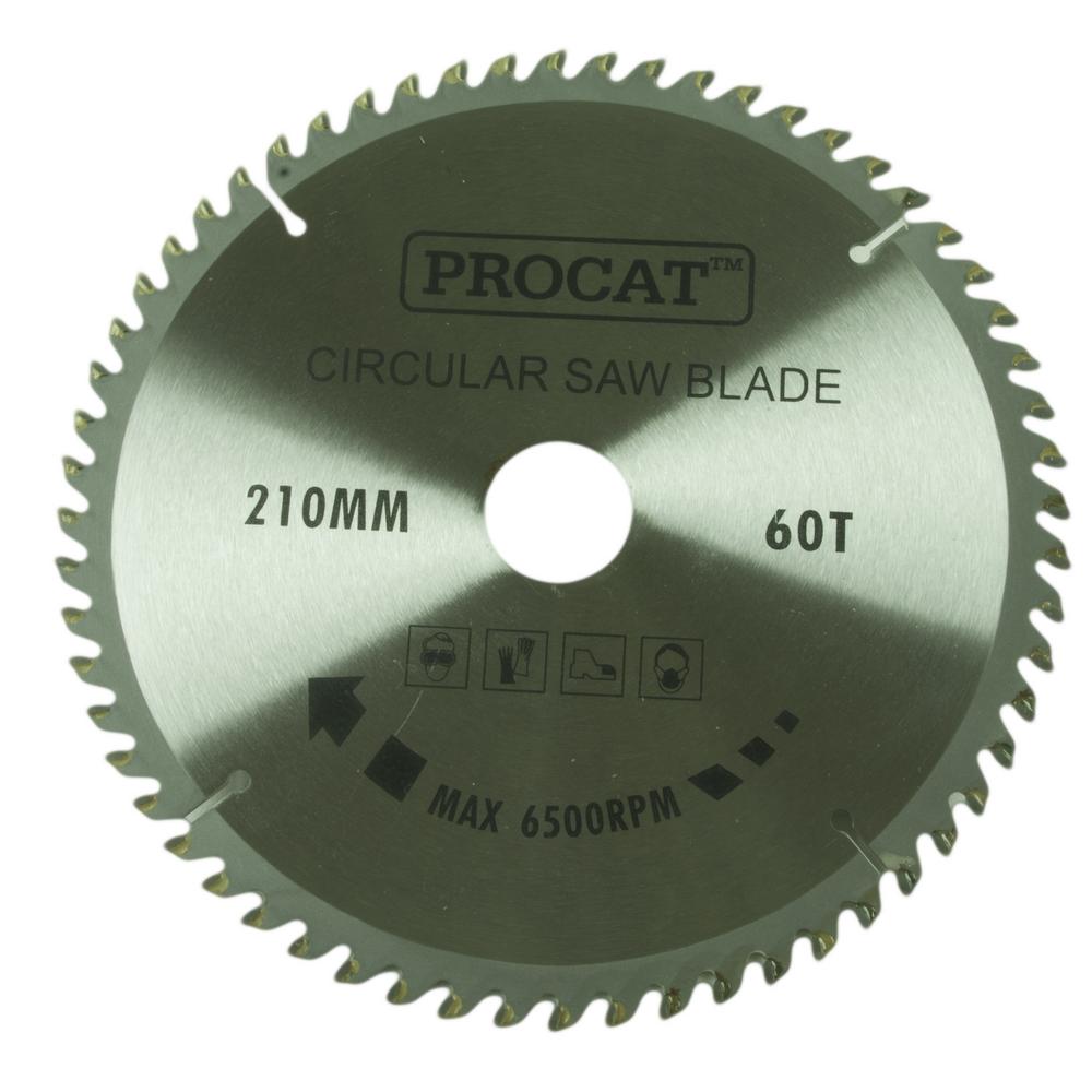 Pyörösahanterä  Procat 210 x 60T keskiö 30mm