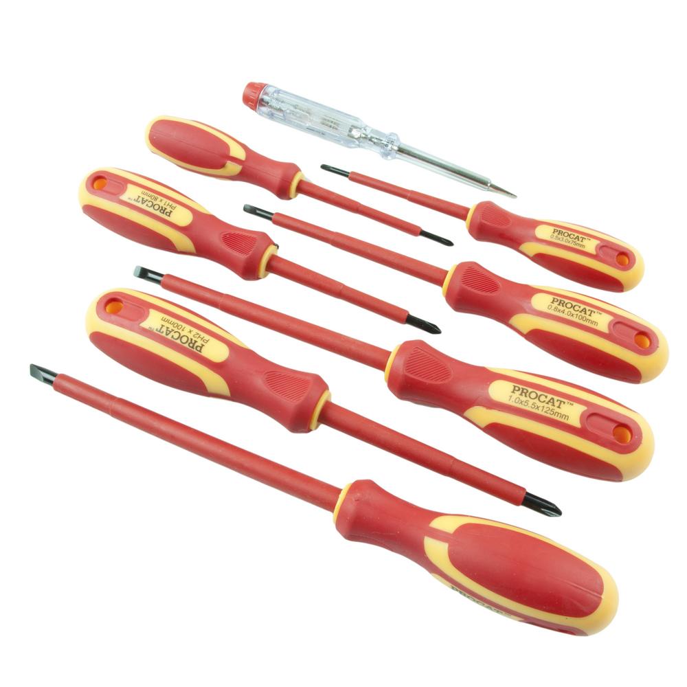 Procat Ruuvimeisselisarja VDE    8 osaa