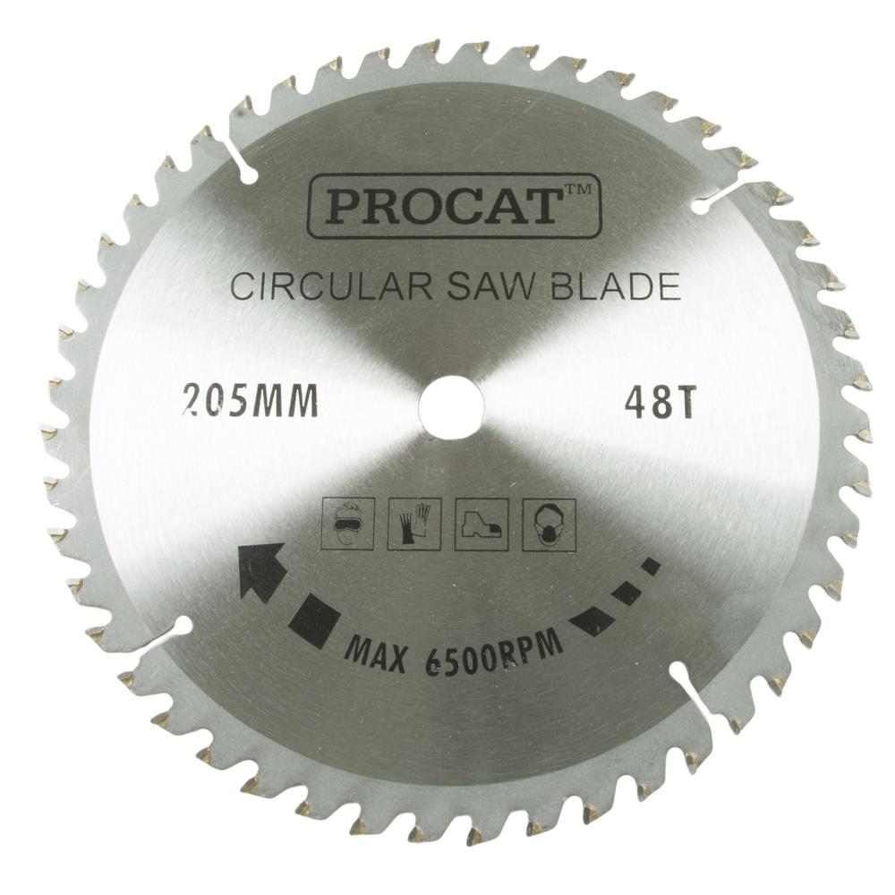 Pyörösahanterä Procat 205 x 48H  keskiö 16 mm