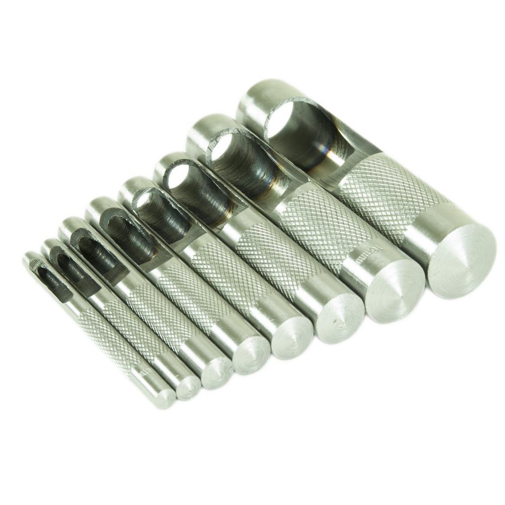 Nahkalävistinsarja 8-osaa 3-4-6-8-10-12-16-20 mm|