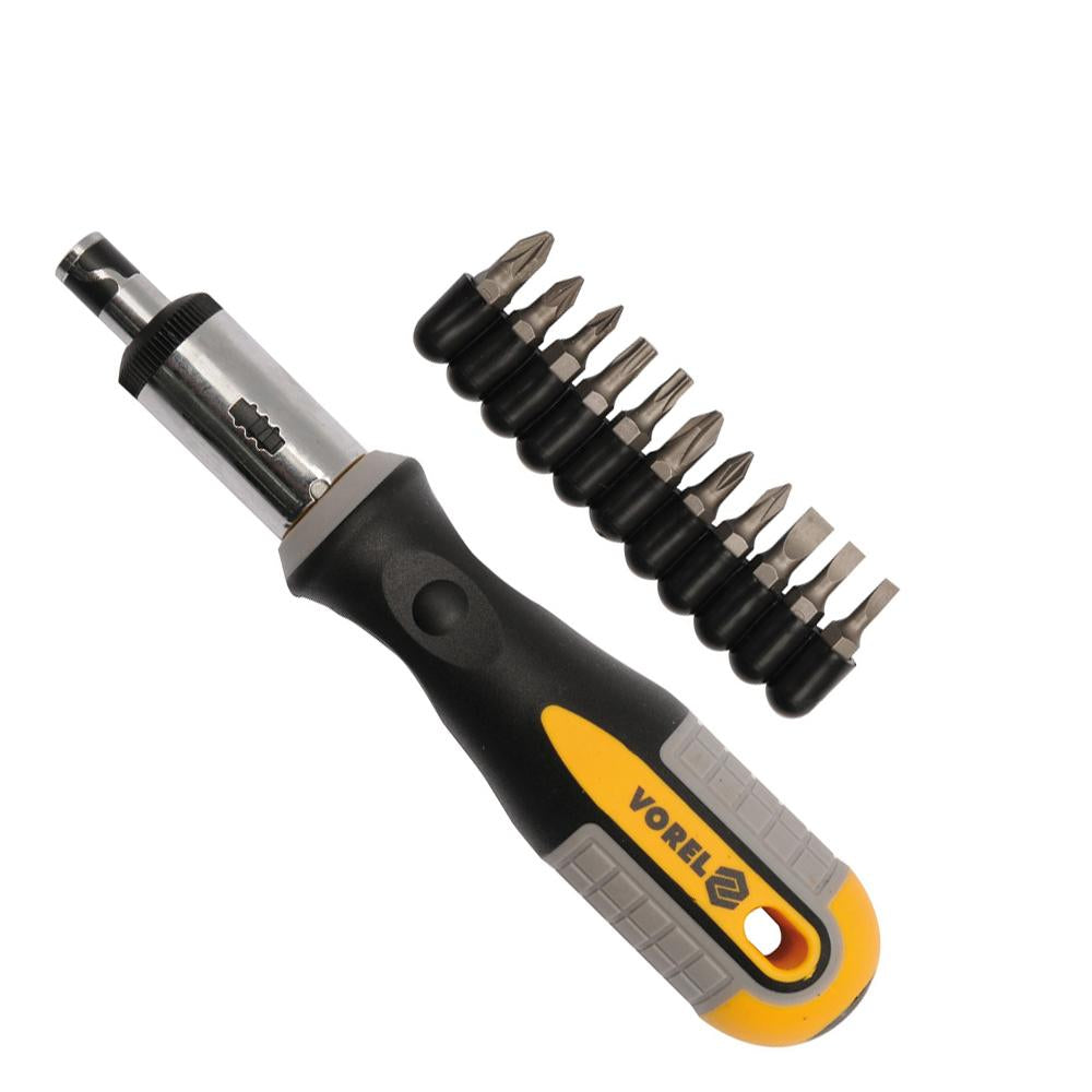 Vorel Räikkäruuvimeisselisarja   12-os