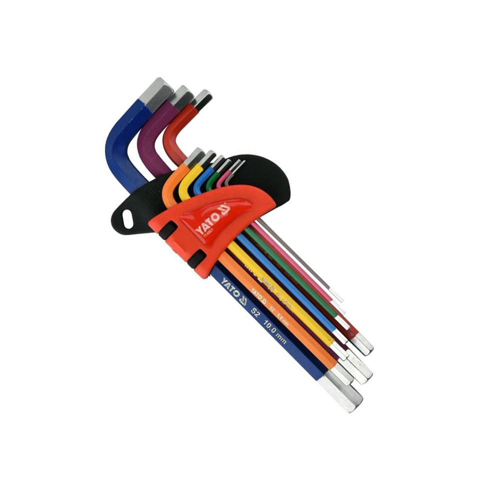 Yato Kuusiokolosarja pitkä 9-os  1.5 - 10 mm