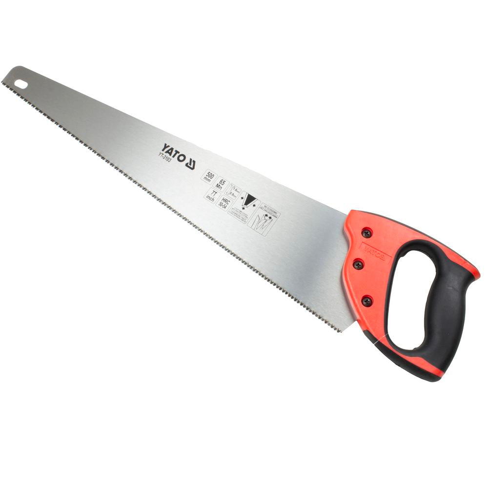 Yato Käsisaha 500 mm 7 TPI 50-54 HRC 3-leikkuuterä|||||