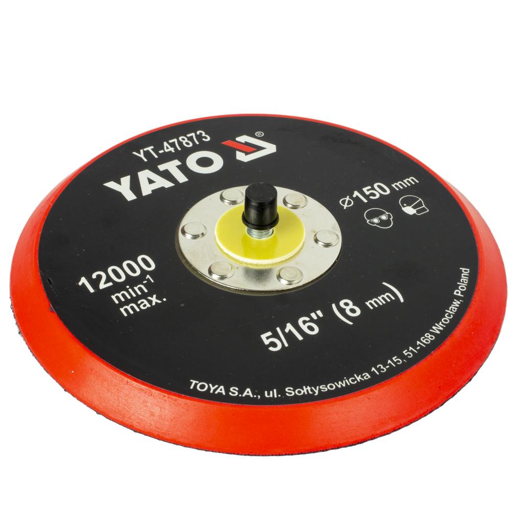 Yato Aluslaikka tarralla 150 mm  M5/16 kannalla|||