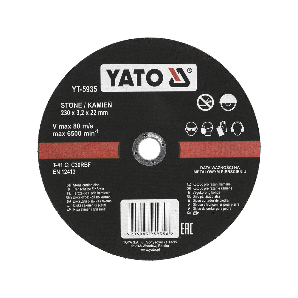 Yato Katkaisulaikka kivelle 230 x 3.2 mm 5 kpl / pkt