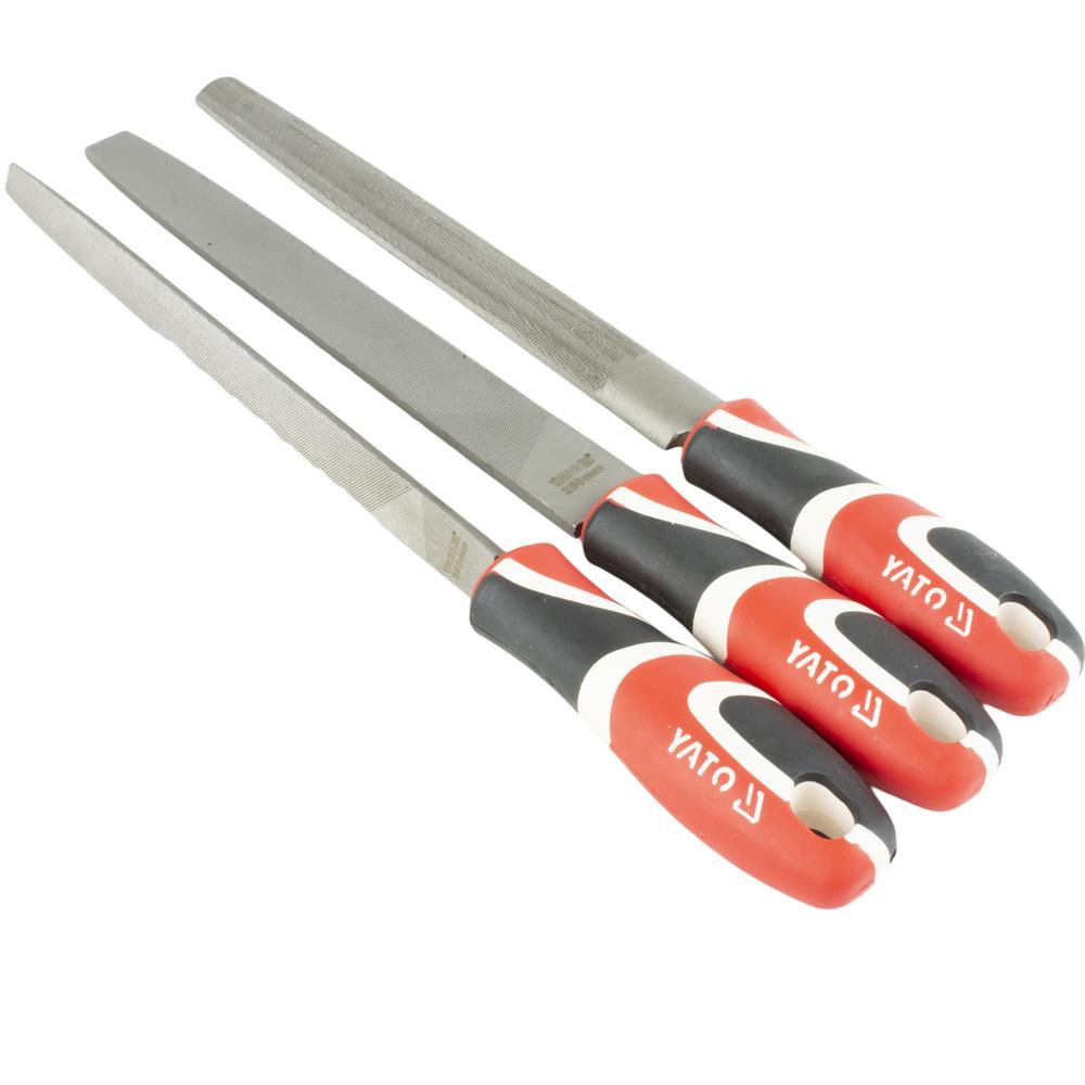 Yato Metalliviilasarja 250 mm|3-osaa|komponenttikahvoilla|