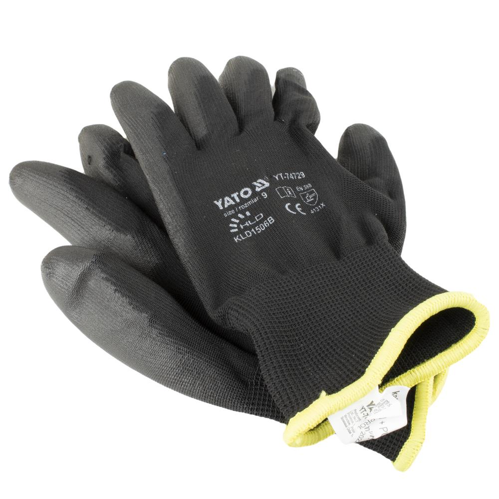 Yato Asentajankäsine nro. 9|nylon/pu|mustat