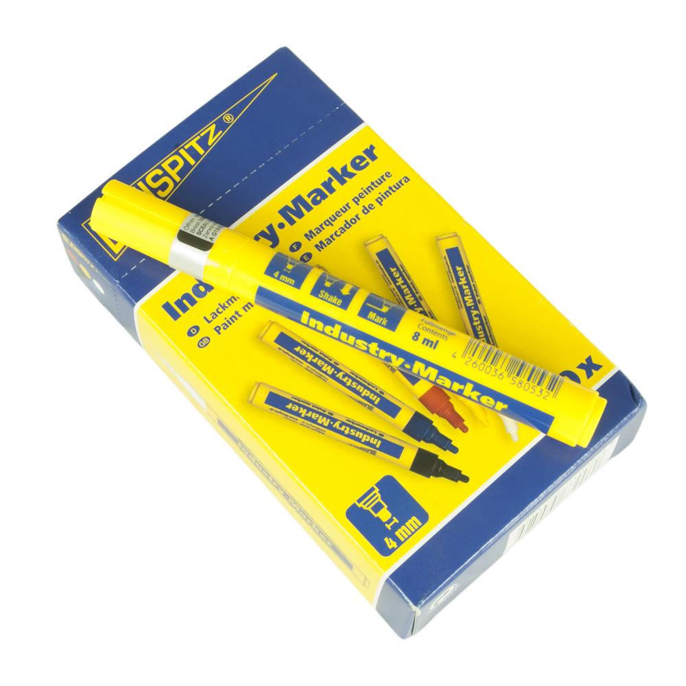 Bleispitz Maalitussi keltainen   4 mm 1 kpl / paketti