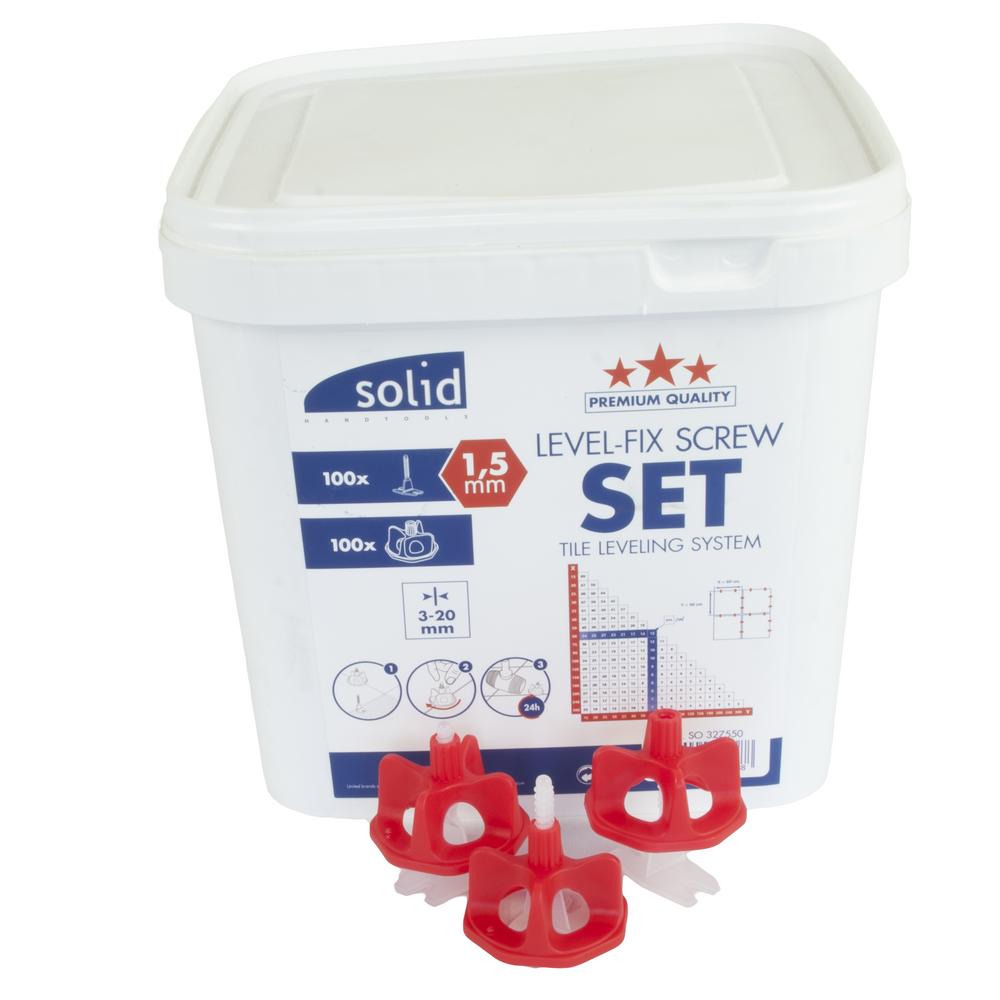 Laattojen tasausjärjestelmä 1.5 mm