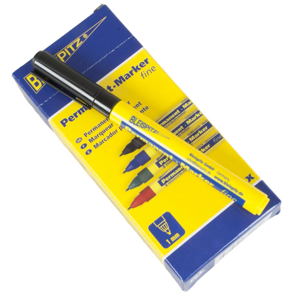 Kaapelitussi Bleispitz musta 1.0 mm