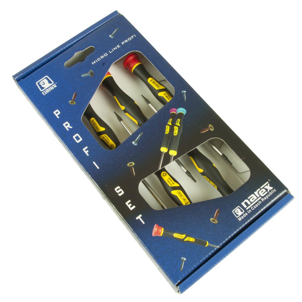 Ruuvimeisselisarja Narex Micro Line Profi|torx