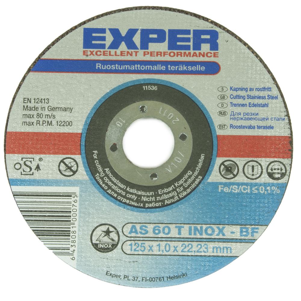 Katkaisulaikka Exper RST 125 x 1.0 mm