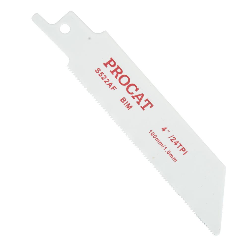 Puukkosahanterä S522AF 3 kpl metallille 100 mm 24 tpi|harkoille