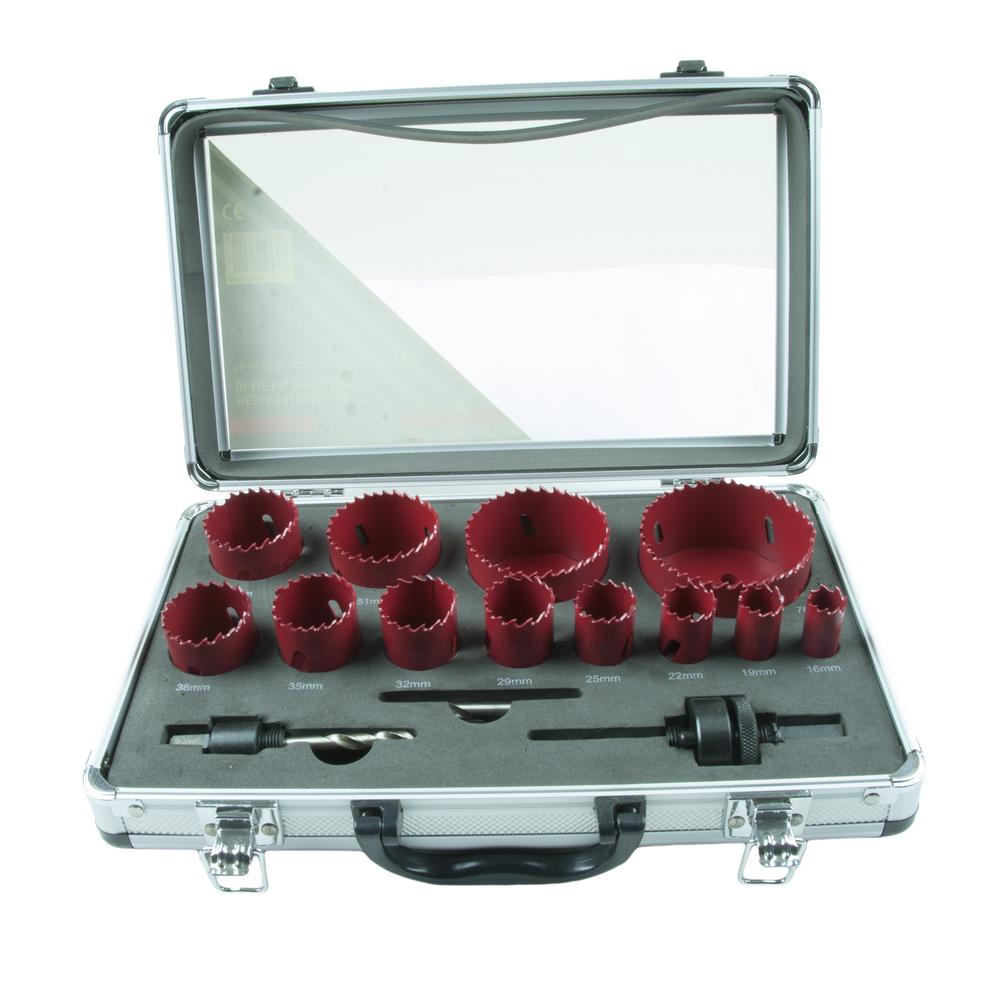 Reikäsahasarja Procat 15 osaa    16-76 mm alumiinisalkussa