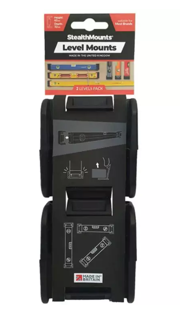 StealthMounts pidikkeet kahdelle vatupassille