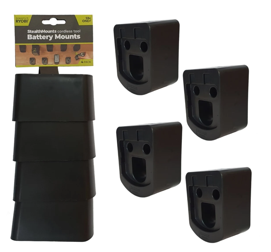 StealthMounts akunpidike Ryobi 18v ONE+ 4kpl