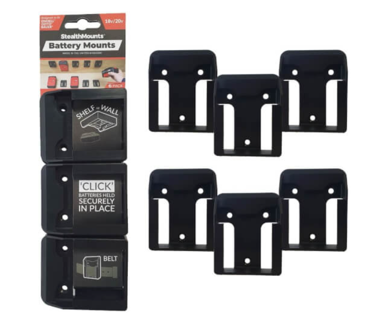 StealthMounts akunpidike Einhell/Ozito 18v 6kpl