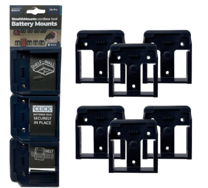 StealthMounts akunpidike Bosch 18v 6kpl