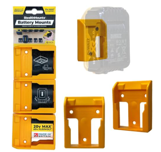 StealthMounts akunpidike DeWalt XR 6kpl