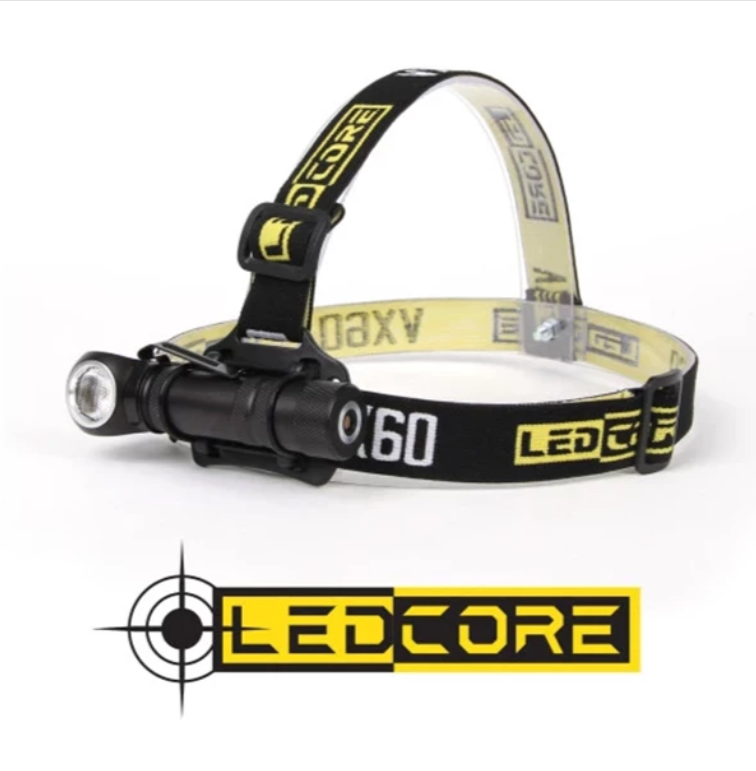 Ledcore VX60 800Lumenin ladattava otsavalo