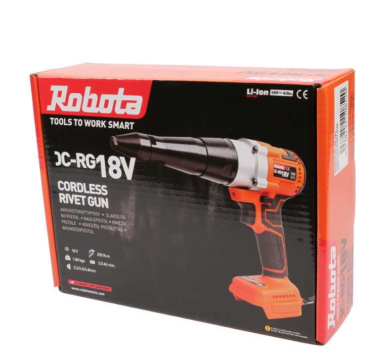 Robota DC-RG18V popniittipyssy 18V runko