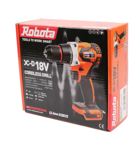 Robota DC-D18V akkuporakone 13mm istukalla runko