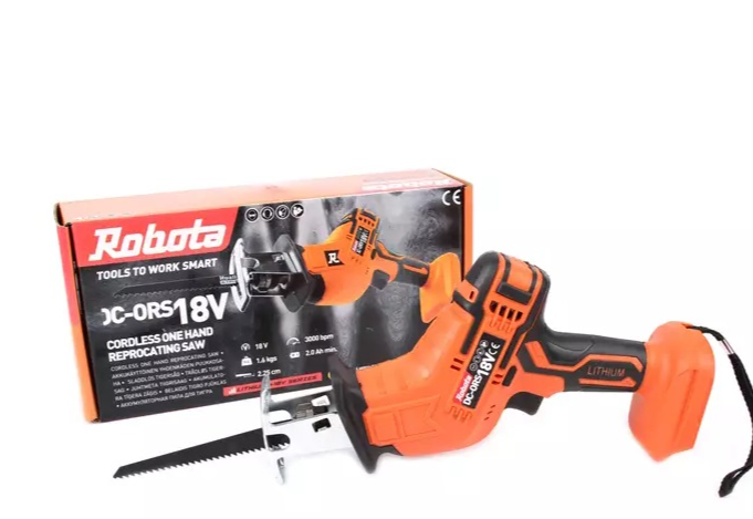 Robota DC-ORS18V yhdenkäden akkupuukkosaha 18V runko