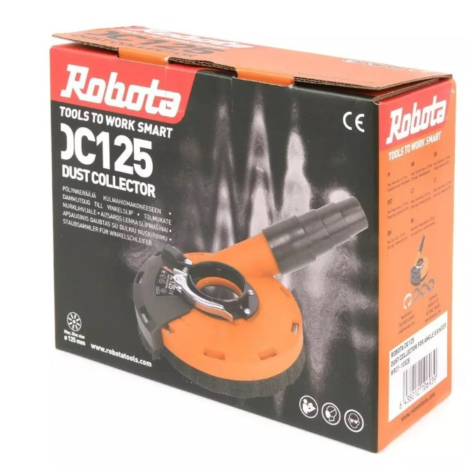 Robota DC125 pölynkerääjä kulmahiomakoneeseen